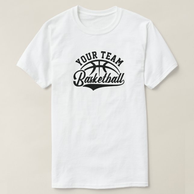 Custom Basketball Team T - Shirt (Design vorne)
