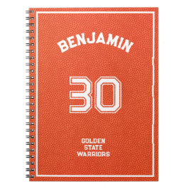 Custom Basketball Textured Orange Notizblock