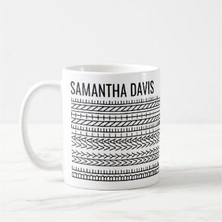 Custom Be My Valentine & Name Hidden Message Kaffeetasse