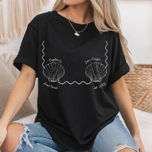 Custom Beach Bachelorette letzten Toast an der Küs T-Shirt