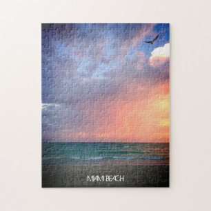 Custom Beach Sunset MIAMI BEACH Florida Romantik -