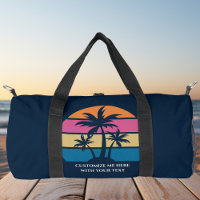 Custom Beach Vacation Niedlich Tropical Palm Tree