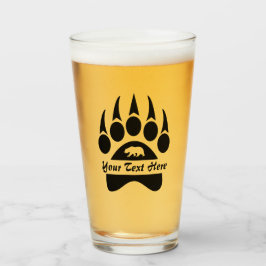 Custom Bear Claw Beer Glass Tumblr Glas