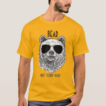 Custom BEAR NOT TEDDY BEAR Geschenk für Männer Fun