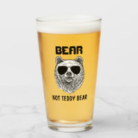 Custom BEAR NOT TEDDY BEAR Men Funny Geschenk für 