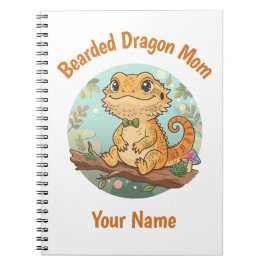 Custom Bearded Dragon Mom Notebook Notizblock