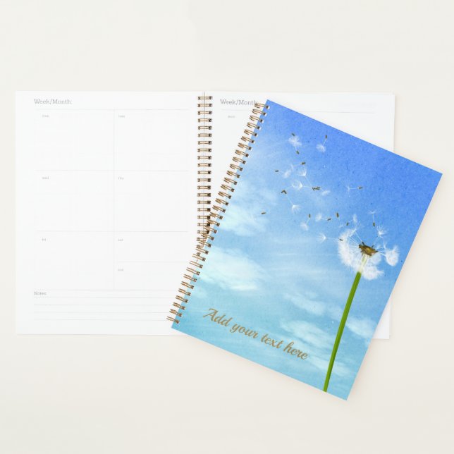 Custom Beautiful Blue Sky und Spring Ihren Text Planer (Anzeige)