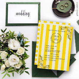 Custom Beautiful Golden Glamour Soft Cream Wedding Einladung