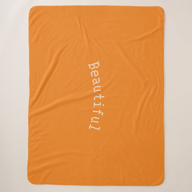 Custom Beautiful Name Throw Blanket - Große Größe Sherpadecke (Vorderseite)
