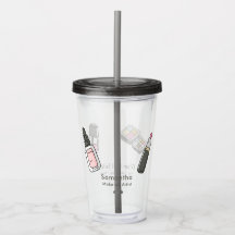 Custom Beauty Beruflich Acrylic Tumbler