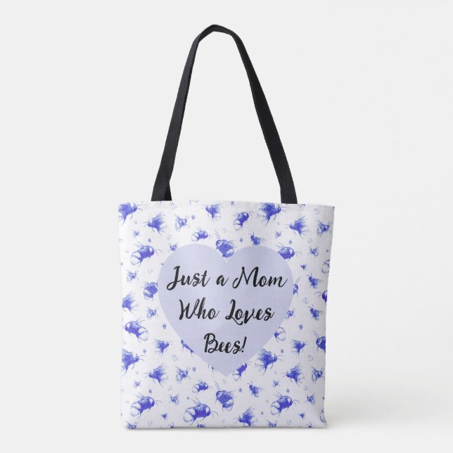 Custom Bee Tote Bag | Perfektes Geschenk für sie Tasche (Rückseite)