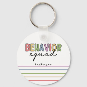 Custom Behavior Squad   ABA Behavior Therapist Schlüsselanhänger