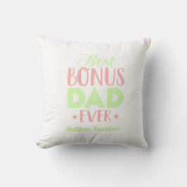 Custom Best Bonus Vater je Typografie Kissen