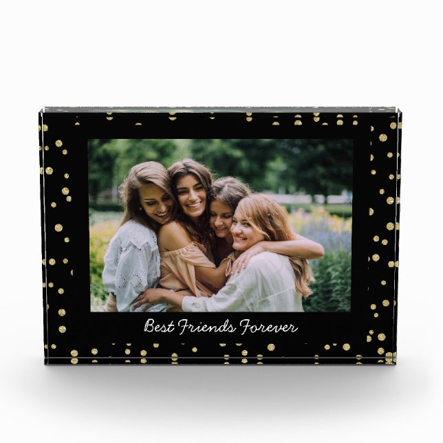 Custom Best Friends BESTE FREUNDIN Besties Foto Bl (Vorderseite)