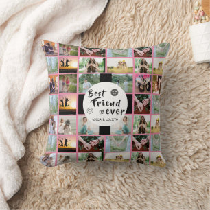 Custom Best Friends Forever Foto Collage 40-pic Kissen