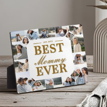 Custom Best Mummy Ever Family Photo Collage Gift