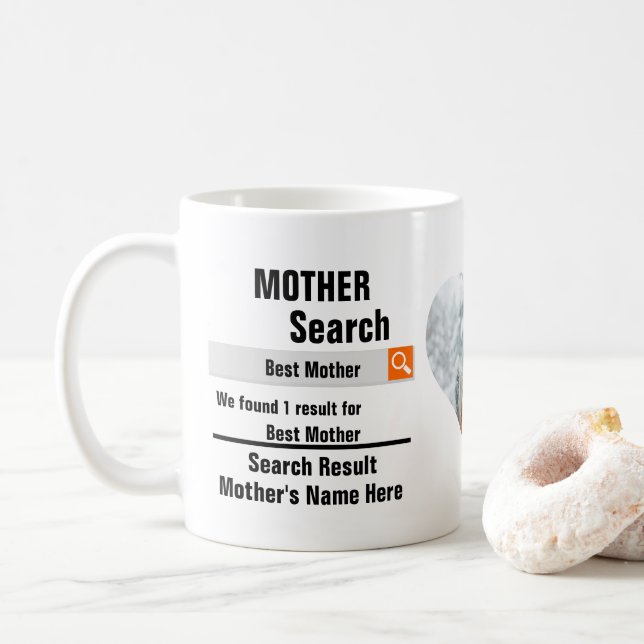 Custom Best Mutter Suche Ergebnis lustige Mütter T Kaffeetasse (Mit Donut)