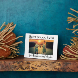 Custom Best Nana Ever Foto Fotoplatte
