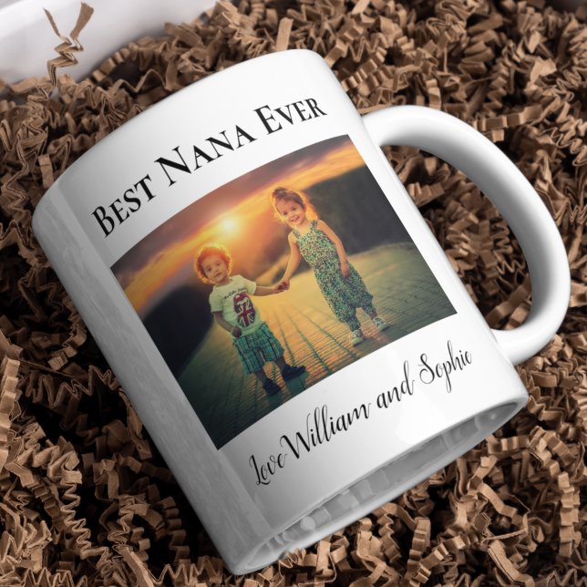 Custom Best Nana Ever Foto Kaffeetasse (Custom Best Nana Ever Photo Coffee Mug)