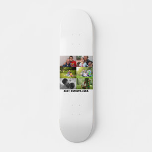 Custom Best Opa je 6 Foto Collage Skateboard