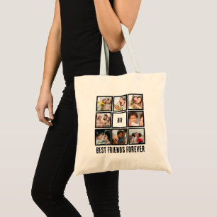 Custom BESTE FREUNDIN Best Friends Forever 8 Foto  Tragetasche