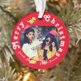 CUSTOM Besties Frohe Weihnachten Ornament
