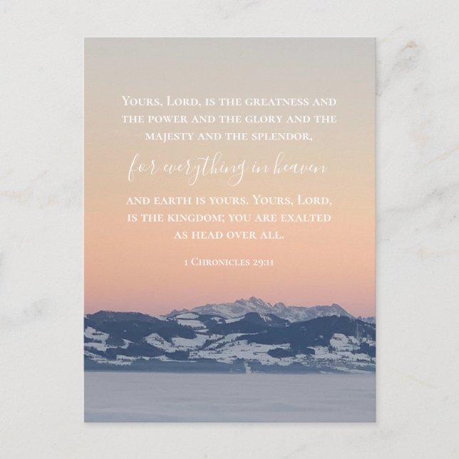 Custom Bible Verse | Schweizer Alpen Original Foto Postkarte (Vorderseite)