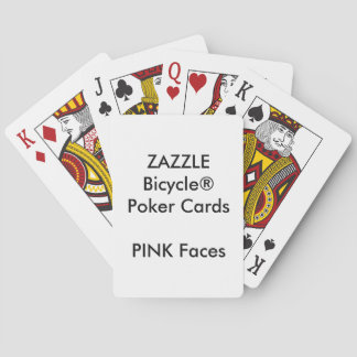Custom Bicycle® Poker Playing Cards PINK FACE Spielkarten