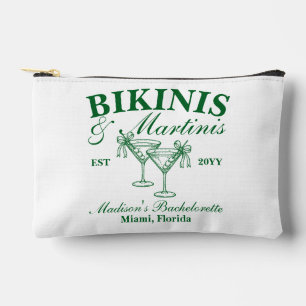 Custom Bikinis und Martinis Junggeselinnen-Abschie Zubehörtasche