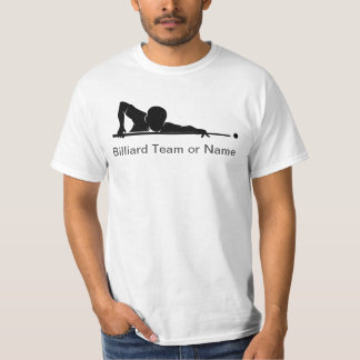 Custom Billiards Pool League Team Gear T-Shirt