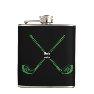 Custom Birdie Juice Flask - Funny Golf Geschenk Flachmann