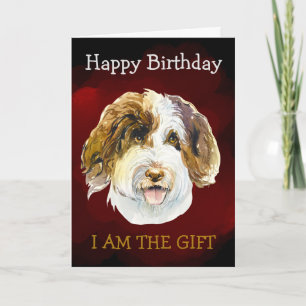 Custom Birthday Card von Ihrem Australian Doodle Dankeskarte