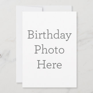 Custom Birthday Foto Einladung