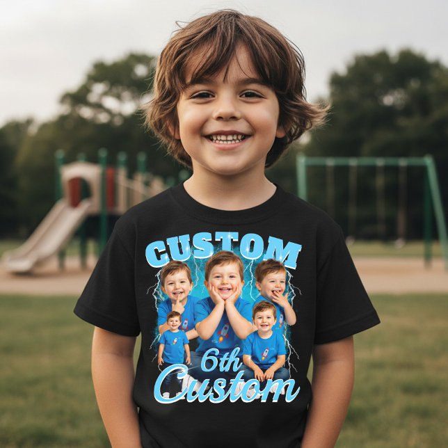 Custom birthday gift bootleg for your Kid 90s Tri-Blend Shirt (Von Creator hochgeladen)