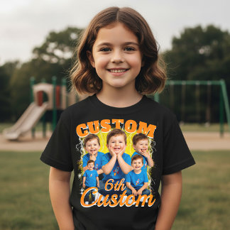 Custom birthday gift bootleg for your Kid 90s Tri-Blend Shirt