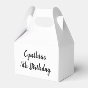 Custom Birthday Party Fevor Boxes Geschenkschachtel
