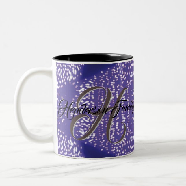 Custom Birthday Present Zweifarbige Tasse (Links)