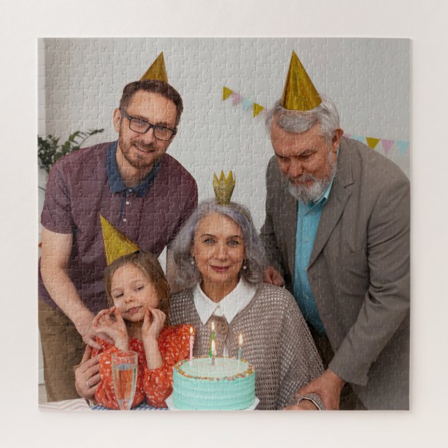 Custom Birthday Puzzle Photo Gift for Her Him (Vertikal)