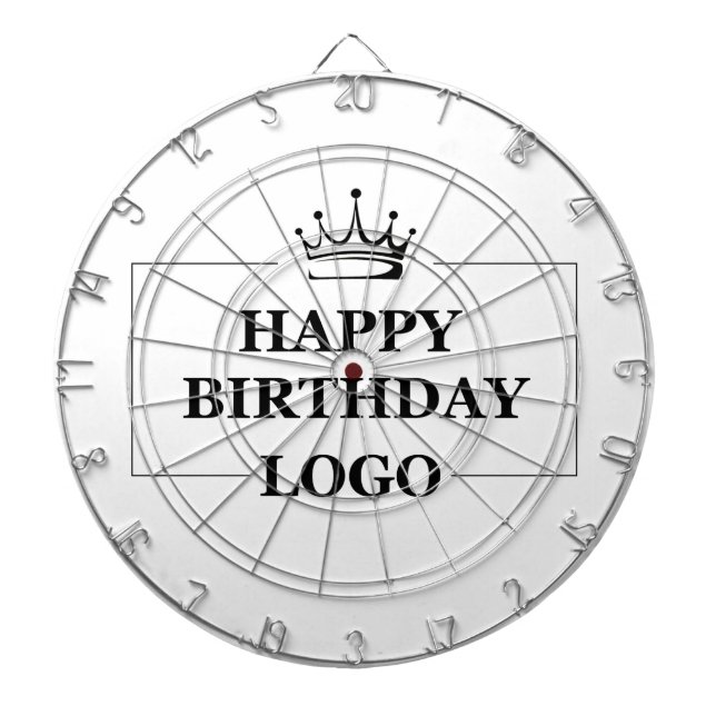 Custom Birthday Template Personalize Gift Design Dartscheibe (vorne)