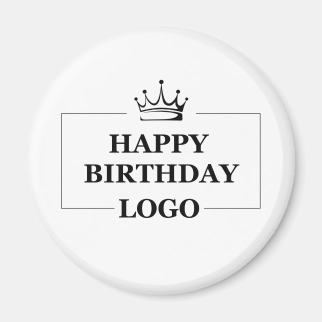 Custom Birthday Template Personalize Gift Design Magnet (Vorne)