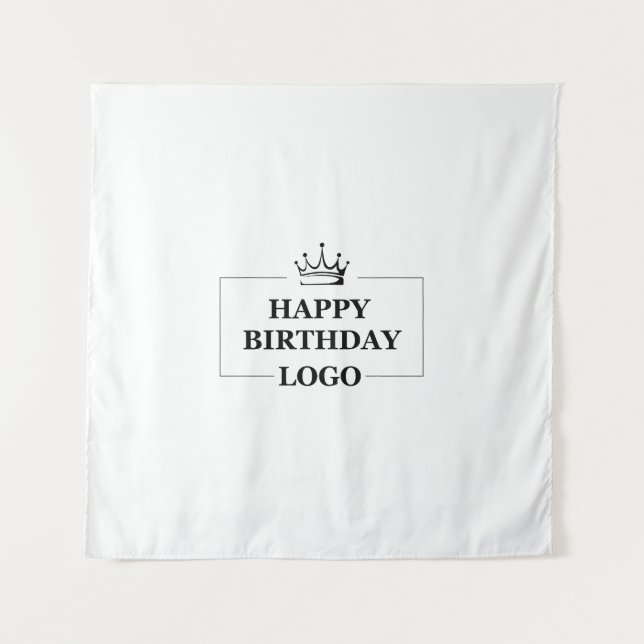 Custom Birthday Template Personalize Gift Design Wandteppich (Vorderseite)