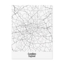 Custom Black and White Minimalistisch London City