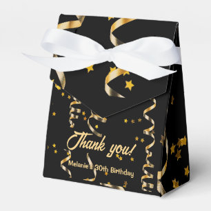 Custom Black Gold Vielen Dank für Ihr Interesse Bo Geschenkschachtel