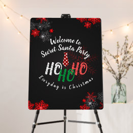Custom Black Red Indoor & Outdoor Party Weihnachte