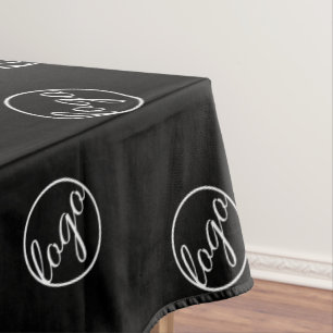 Custom Black Restaurant Trade Show Logo Business Tischdecke