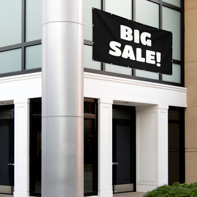 Custom Black SALE Banner (Äußeres Gebäude)