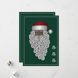 Custom Black Santa Claus Green Weihnachten