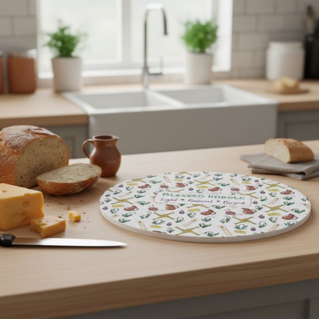 Custom Blessed Imbolc Light Renewal Brigid  Schneidebrett (Von Creator hochgeladen)