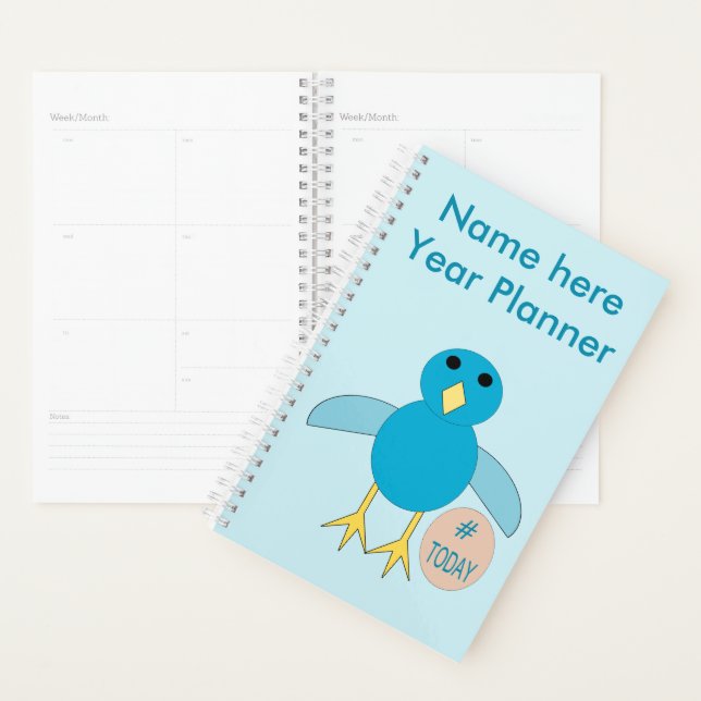 Custom Blue Birthday Boy Chick Wedding Planner Planer (Anzeige)