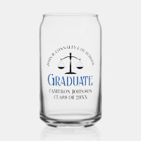 Custom Blue Law School Graduation Keepsaké